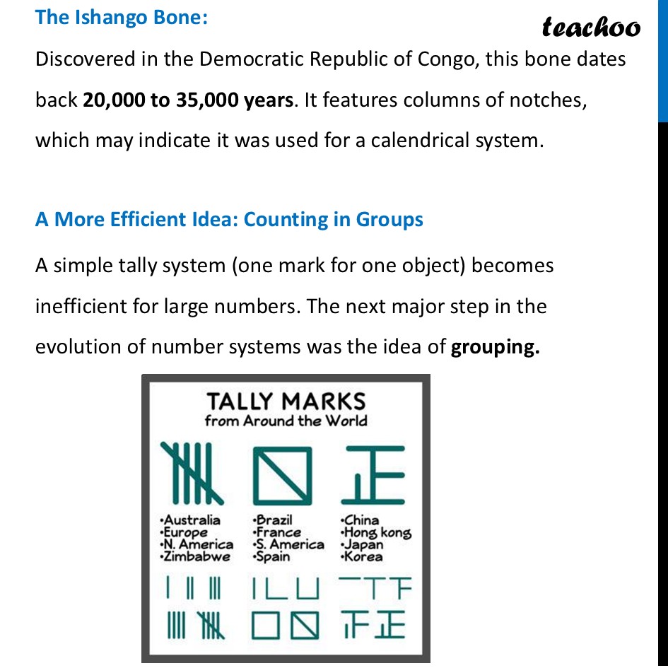 part 3 - Tally Marks on Bones and Other Surfaces - Some Early Number Systems - Chapter 3 Class 8 - A Story of Numbers (Ganita Prakash) - Class 8 (Ganita Prakash & Old NCERT)