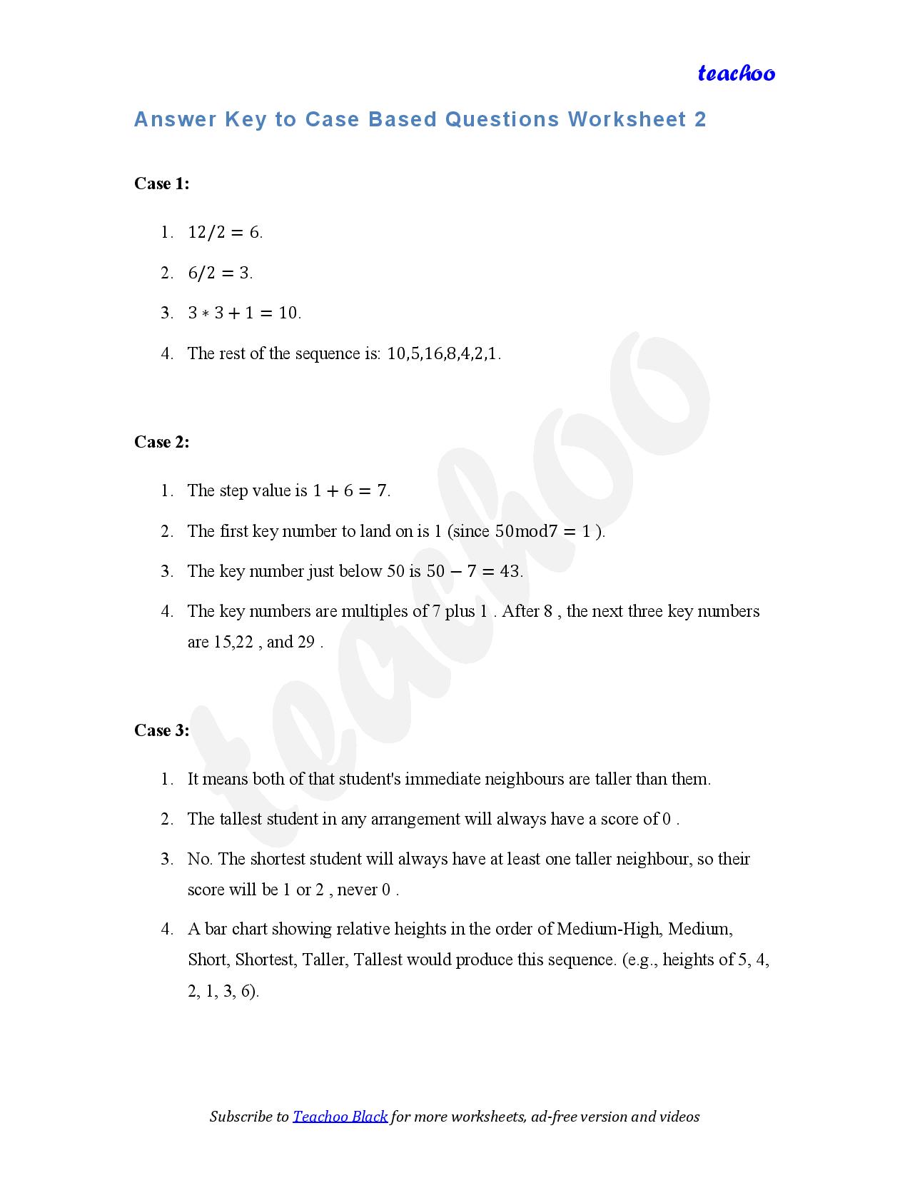 part 6 - Case Based Questions - Worksheet 2 - Teachoo Questions - Case Based - Chapter 3 Class 6 - Number Play (Ganita Prakash) - Class 6 (Ganita Prakash & Old NCERT)
