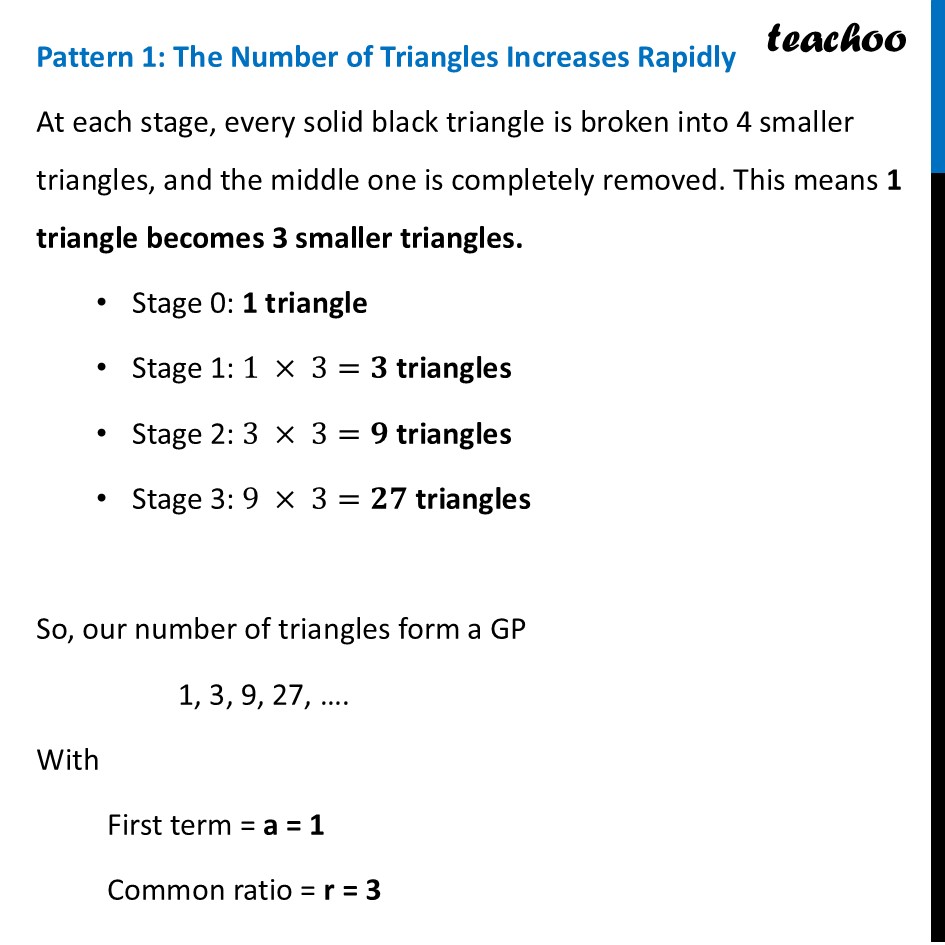 part 3 - Fractals as a GP Sequence - Fractals as a GP Sequence - Chapter 8 - Predicting What Comes Next: Exploring Sequences & Progress - Class 9