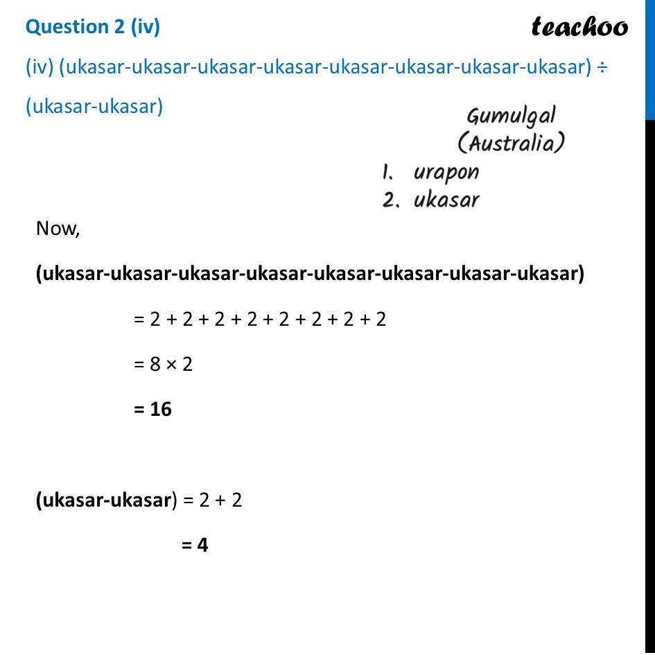 part 9 - Question 2 - Figure it out - Page 60, 61 - Chapter 3 Class 8 - A Story of Numbers (Ganita Prakash) - Class 8 (Ganita Prakash & Old NCERT)