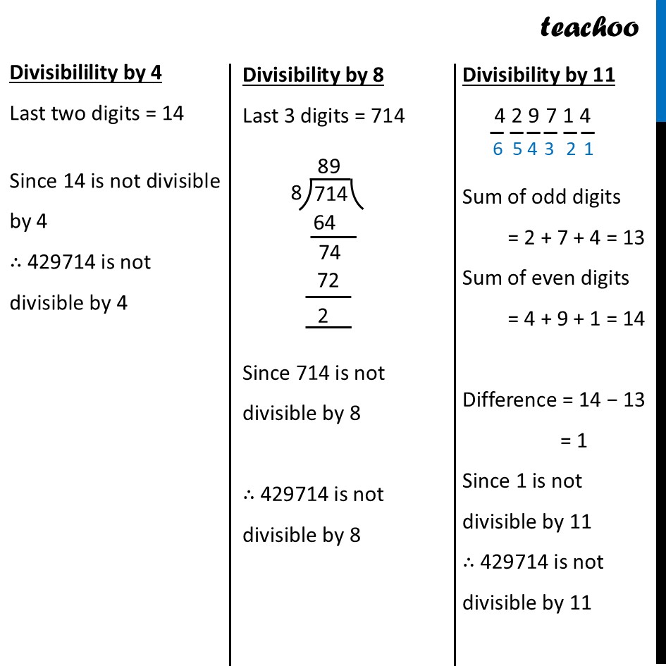 part 15 - Question 1 - Page 129 - Shortcut for Divisibility by 11 - Chapter 5 Class 8 - Number Play (Ganita Prakash) - Class 8 (Ganita Prakash - 1, 2 & Old NCERT)