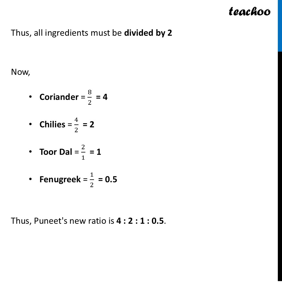 part 2 - Question 1 – Page 57 - Ratios with More than 2 Terms - Chapter 3 Class 8 - Proportional Reasoning-2 (Ganita Prakash II) - Class 8 (Ganita Prakash - 1, 2 & Old NCERT)