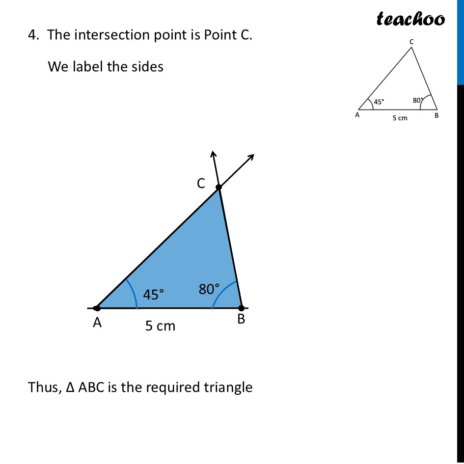 part 6 - Constructing Triangle when 2 Angles and the Included Side are given - Constructing Triangle when 2 Angles and the Included Side are given - Chapter 7 Class 7 - A tale of three Intersecting Lines (Ganit Prakash) - Class 7 (Ganita Prakash 1, 2 & old NCERT)