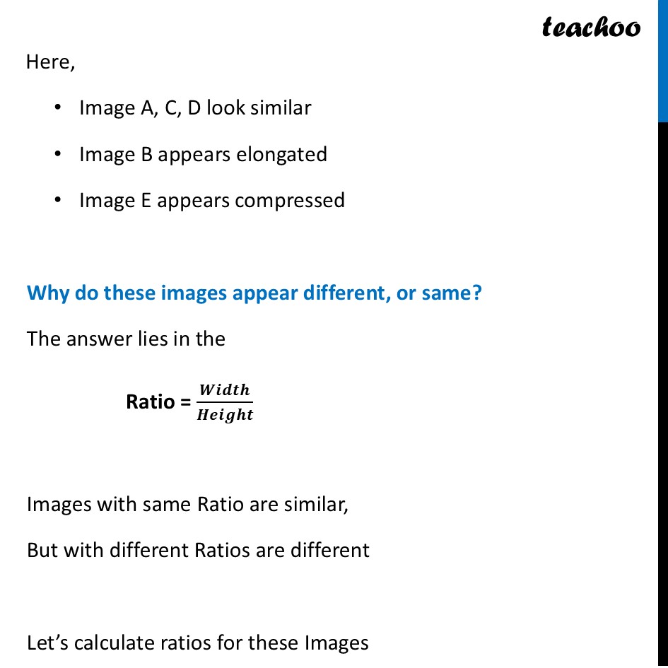 part 2 - Aspect Ratio in Images - Observing Similarity in Change - Chapter 7 Class 8 - Proportional Reasoning-1(Ganita Prakash) - Class 8 (Ganita Prakash - 1, 2 & Old NCERT)