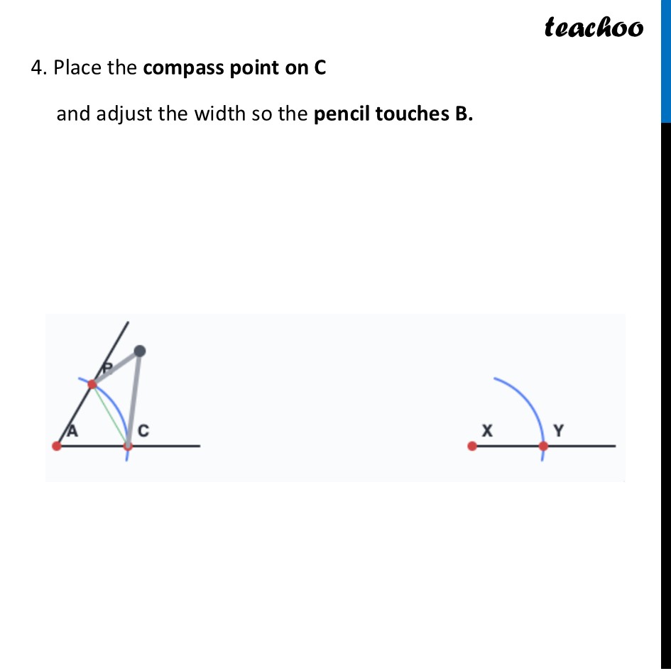 part 4 - Constructing Copy of an Angle - Constructing Copy of an Angle - Chapter 6 Class 7 - Constructions and Tilings (Ganita Prakash II) - Class 7 (Ganita Prakash 1, 2 & old NCERT)
