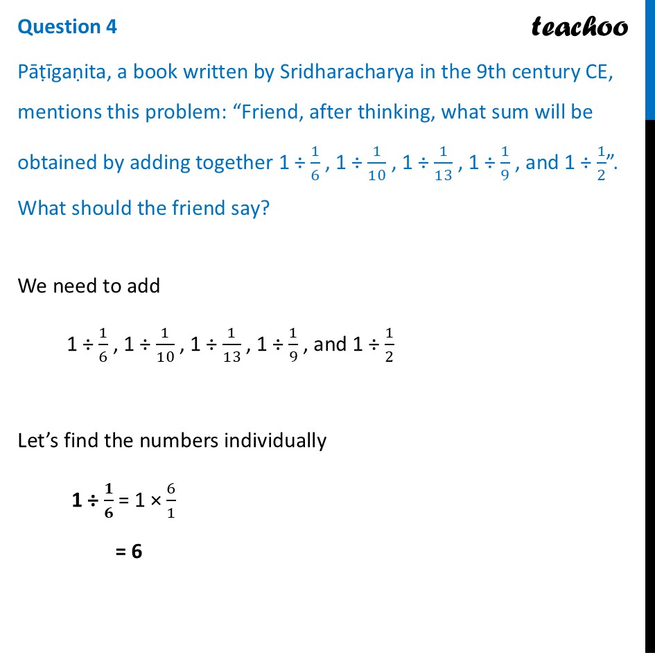Pāṭīgaṇita, a book written by Sridharacharya in the 9th century CE - Figure it out - Page 196 to 198