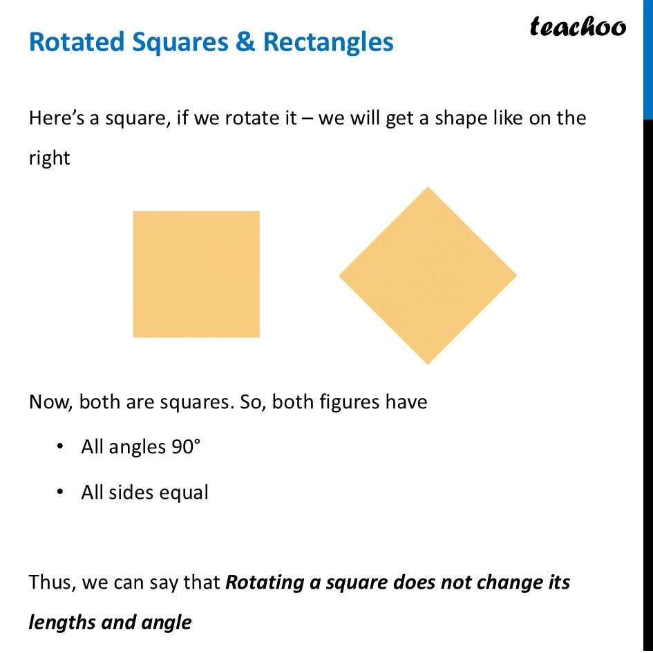 Rotated Squares & Rectangles [Playing with Constructions Class 6] - Constructing Squares & Rectangles
