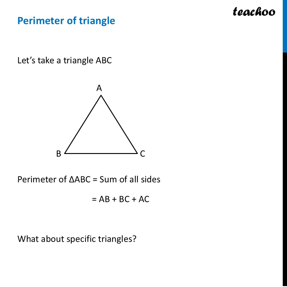 Perimeter of Triangle - Definition, Properties and (Pratice Questions) - Perimeter of Rectangle, Square, Triangle