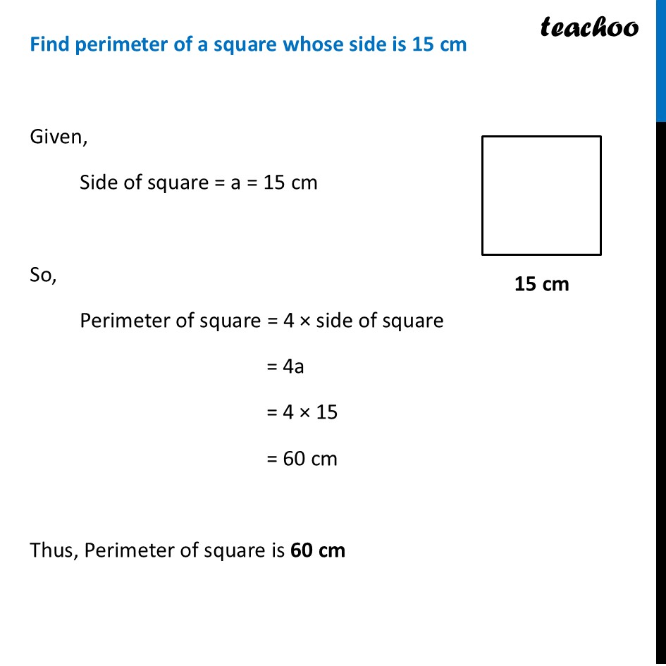 part 3 - Perimeter of Square - Perimeter of Rectangle, Square, Triangle - Chapter 6 Class 6 - Perimeter and Area (Ganita Prakash) - Class 6 (Ganita Prakash & Old NCERT)