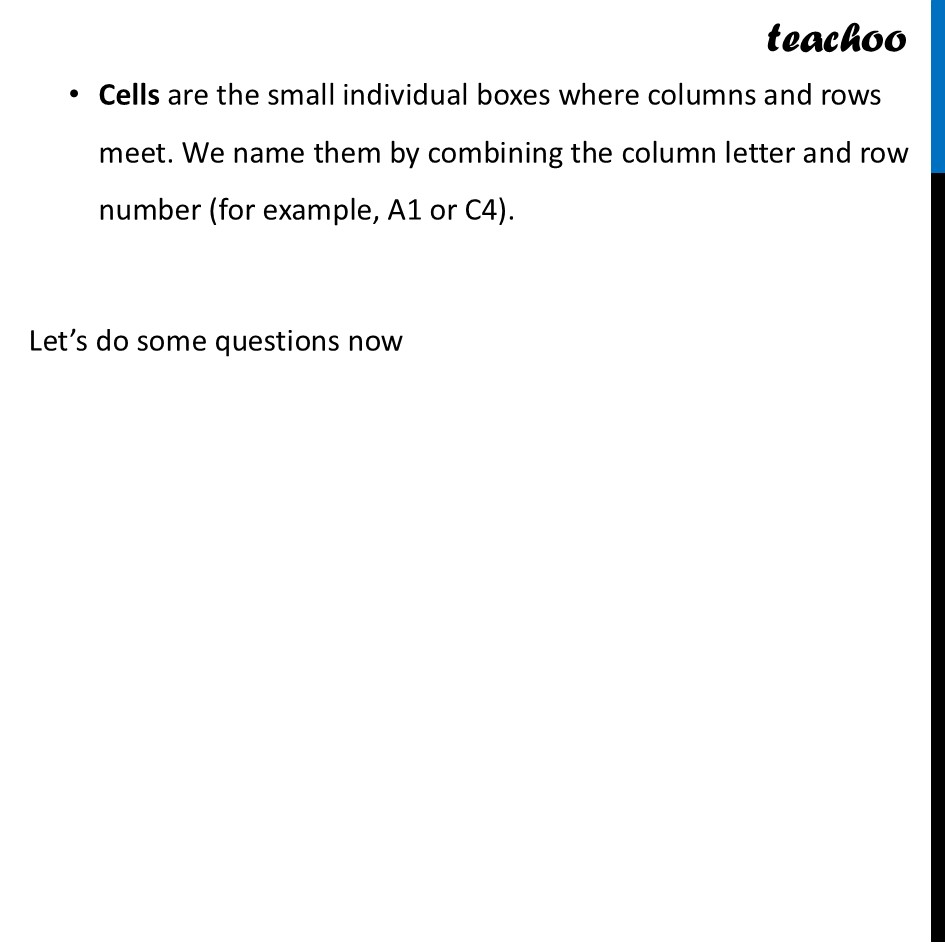 part 4 - Spreadsheets - Spreadsheets - Chapter 5 Class 8 - Tales by Dots and Lines (Ganita Prakash II) - Class 8 (Ganita Prakash - 1, 2 & Old NCERT)