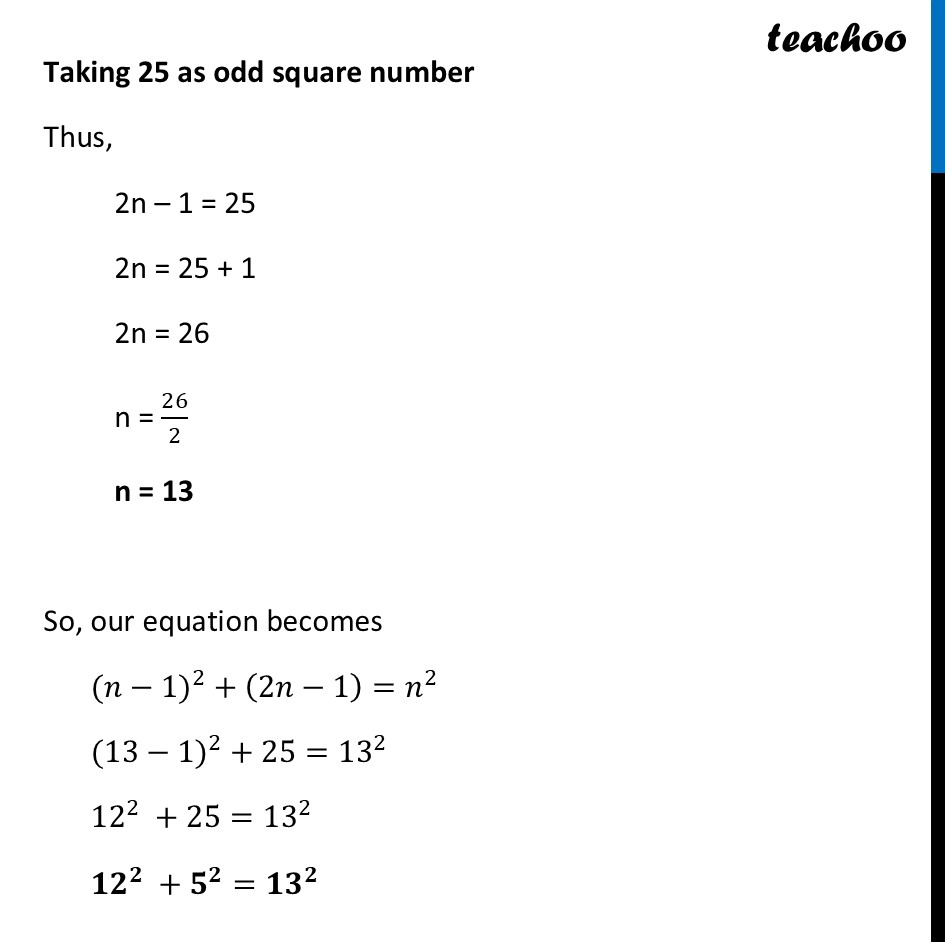 part 5 - Finding Primitive Pythagorean Triples - Pythagorean triples - Chapter 2 Class 8 - The Baudhayana-Pythagoras Theorem (Ganita Part 2) - Class 8 (Ganita Prakash - 1, 2 & Old NCERT)
