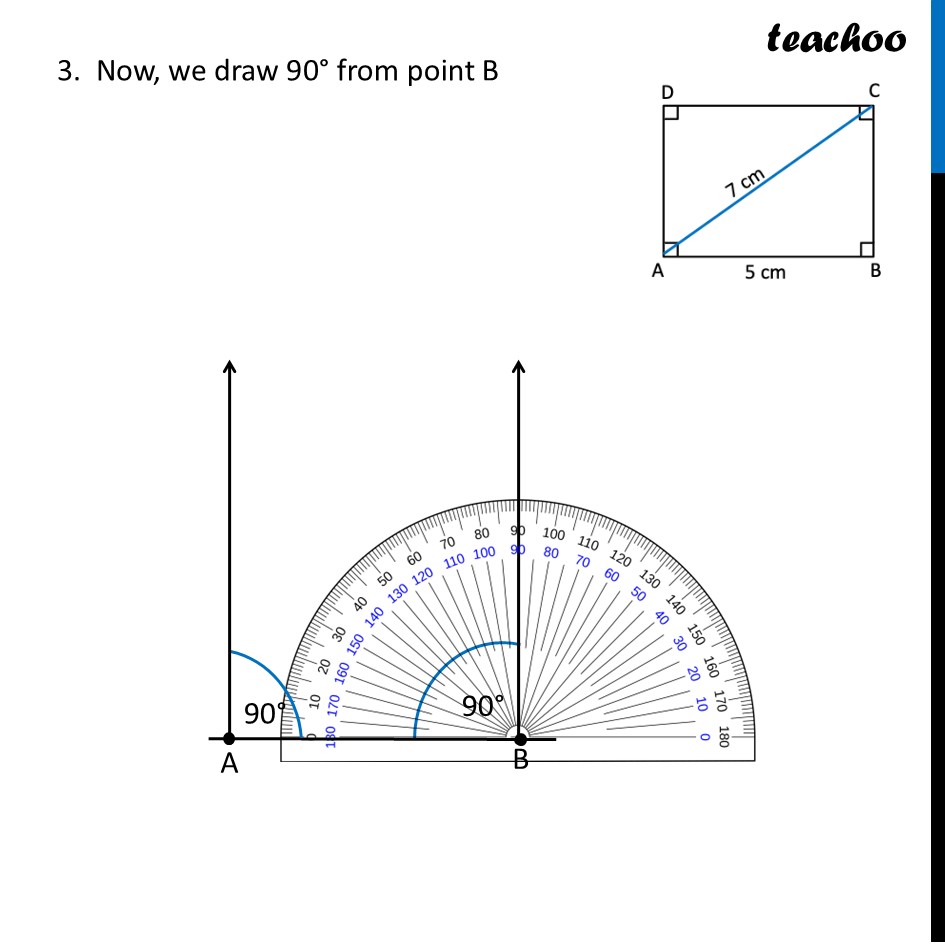 part 4 - Constructing Rectangle with one Side & Diagonal given - Constructing Rectangles & Squares with Diagonals - Chapter 8 Class 6 - Playing with Constructions (Ganita Prakash) - Class 6 (Ganita Prakash & Old NCERT)