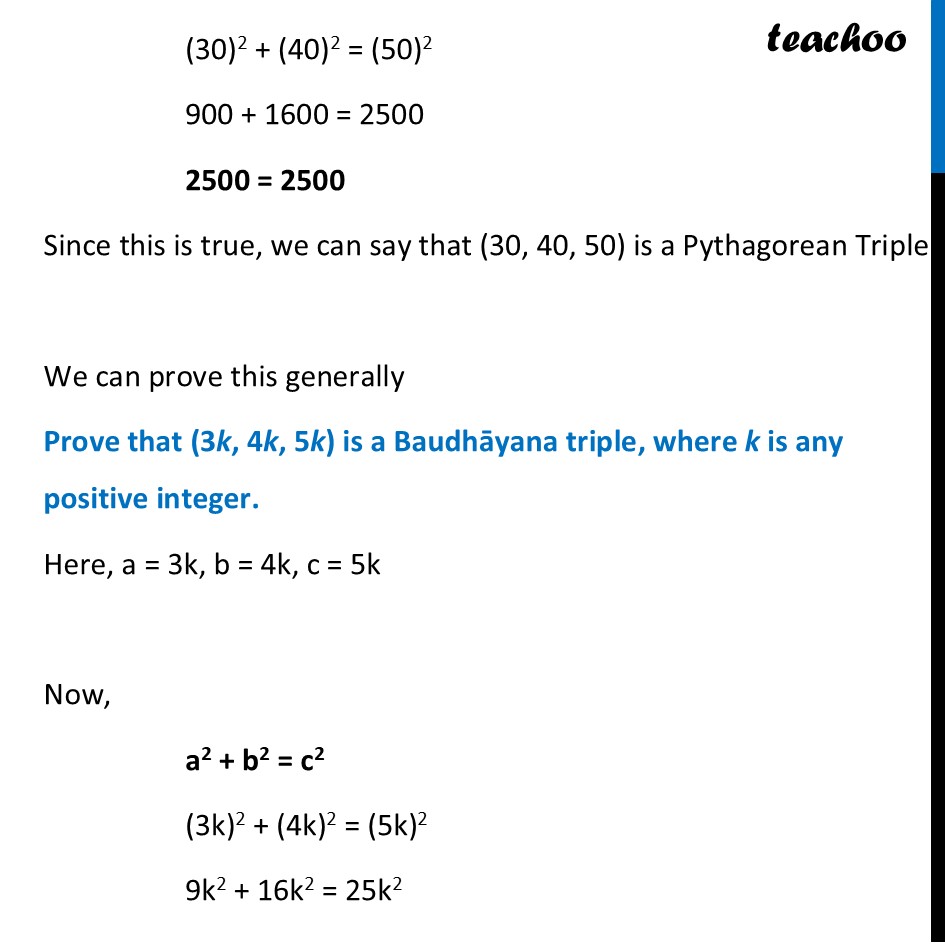 part 2 - Primitive Baudhāyana Triple - Pythagorean triples - Chapter 2 Class 8 - The Baudhayana-Pythagoras Theorem (Ganita Part 2) - Class 8 (Ganita Prakash - 1, 2 & Old NCERT)