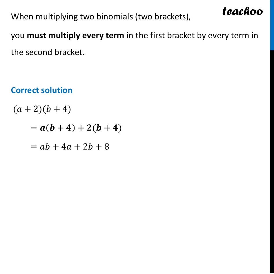 part 2 - Question 11 - Mind the Mistake, Mend the Mistake - Chapter 6 Class 8 - We Distribute yet things Multiply (Ganita Prakash) - Class 8 (Ganita Prakash - 1, 2 & Old NCERT)