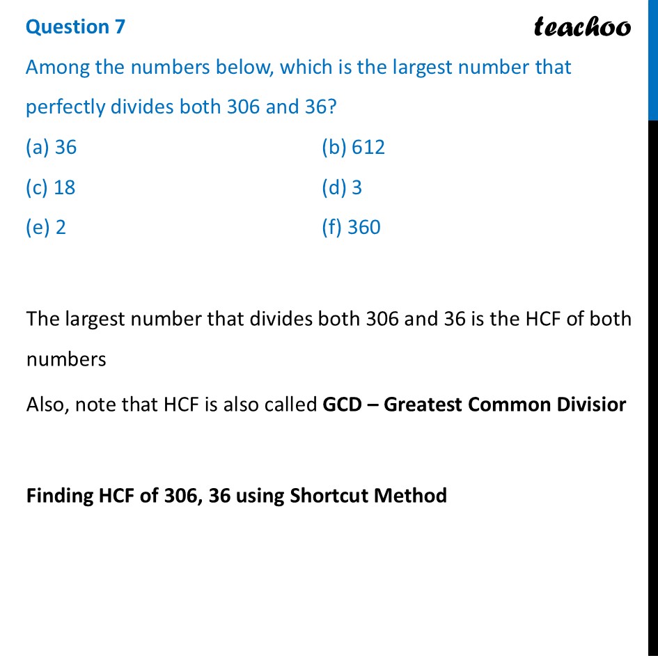 Among the numbers below, which is the largest number that perfectly - Figure it out - Page 63, 64