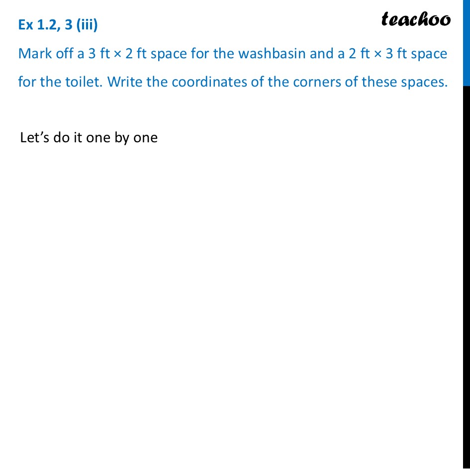 part 5 - Ex 1.2, 3 - Exercise Set 1.2 - Chapter 1 Class 9 - Orienting Yourself: The Use of Coordinates (Ganita - Class 9