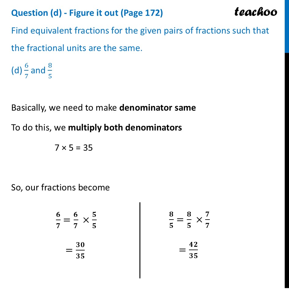part 7 - Question (a) to (h) - Figure it out (Page 172) - Questions - Page 168 to 172 - Chapter 7 Class 6 - Fractions (Ganita Prakash) - Class 6 (Ganita Prakash & Old NCERT)