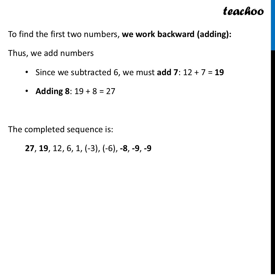 part 4 - Question 6 - Figure it out - Page 265, 266 - Chapter 10 Class 6 - The other side of Zero (Ganita Prakash) - Class 6 (Ganita Prakash & Old NCERT)