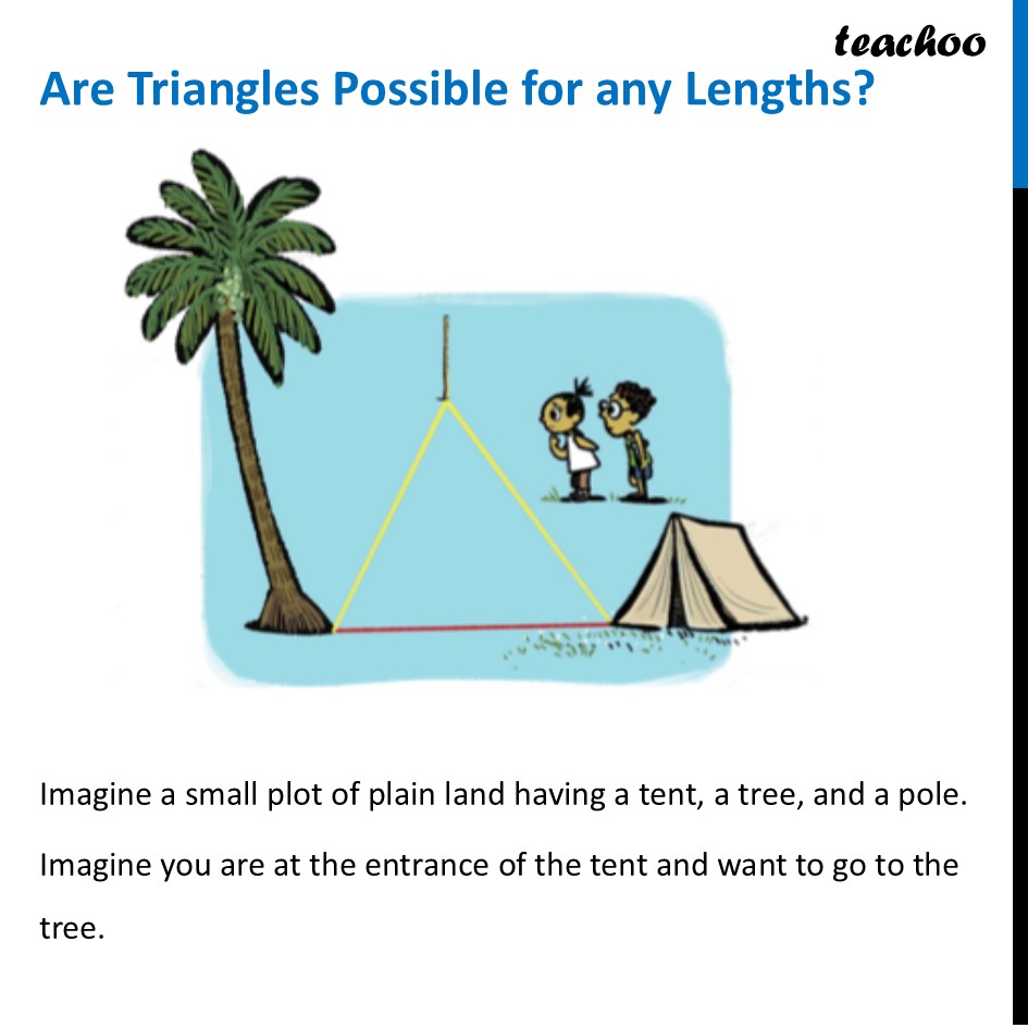 Are Triangles Possible for any Lengths? - Teachoo Maths - Are Triangle - Are Triangles Possible for any Lengths?