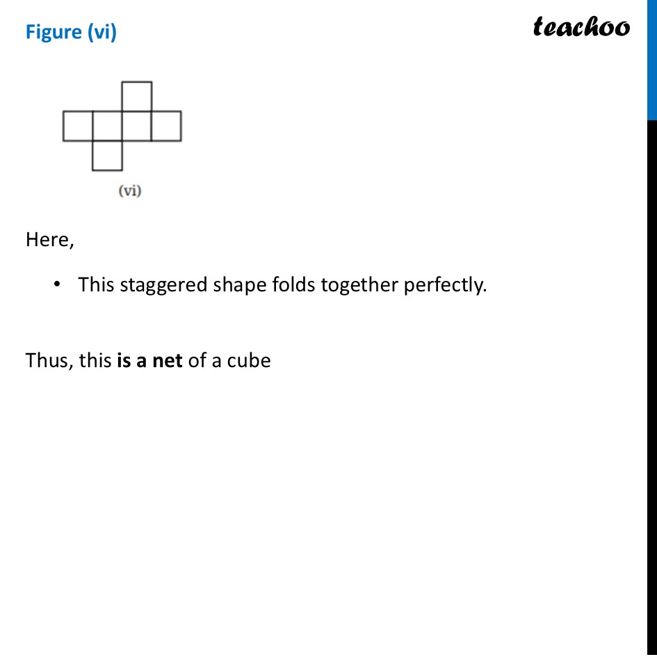 part 7 - Question 1 - Figure it out (Page 80, 81) - Net of a Cube - Chapter 4 Class 8 - Exploring Some Geometric Themes (Ganita Prakash II - Class 8 (Ganita Prakash - 1, 2 & Old NCERT)