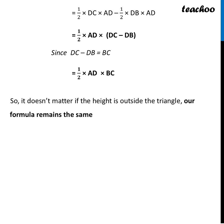 part 2 - Question 1 - Page 154 - Area of Triangle - Chapter 7 Class 8 - Area (Ganita Prakash II) - Class 8 (Ganita Prakash - 1, 2 & Old NCERT)
