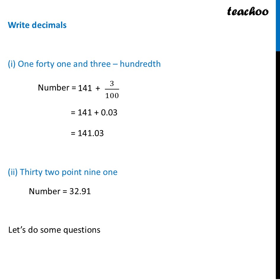 part 5 - Reading and Writing Decimals - Reading and Writing Decimals - Chapter 3 Class 7 - A peek beyond the Point (Ganita Prakash) - Class 7 (Ganit Prakash)