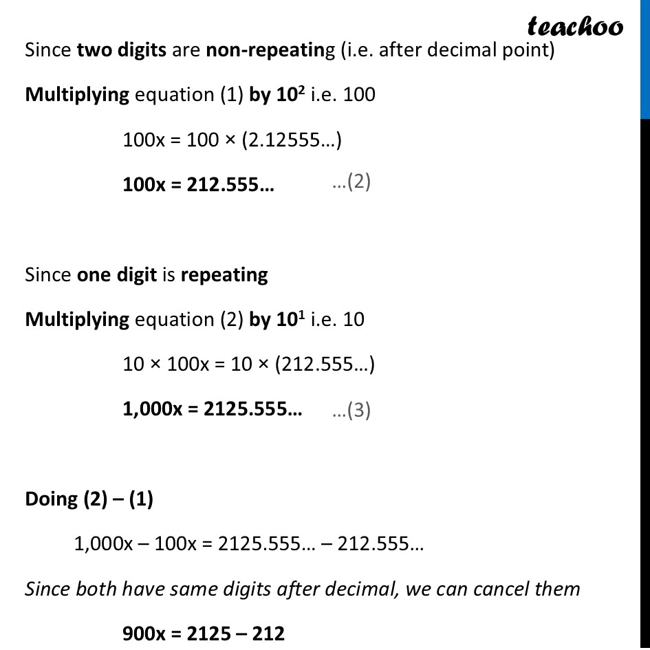 part 15 - Question 3 - End-of-Chapter Exercises - Chapter 3 Class 9 - The World of Numbers (Ganita Manjari I) - Class 9