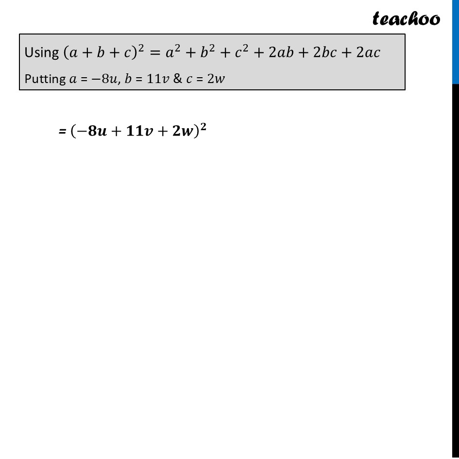 part 9 - Ex 4.4, 3 - Exercise Set 4.4 - Chapter 4 Class 9 - Exploring Algebraic Identities (Ganita Manjari I) - Class 9