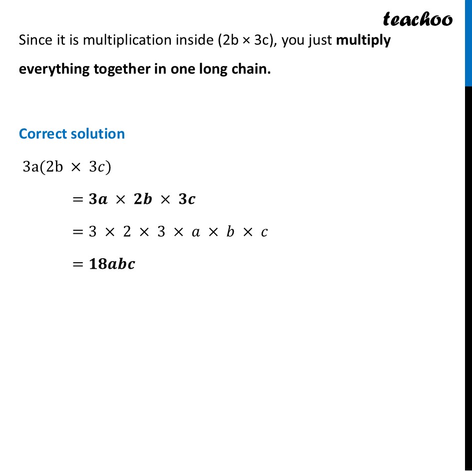 part 2 - Question 6 - Mind the Mistake, Mend the Mistake - Chapter 6 Class 8 - We Distribute yet things Multiply (Ganita Prakash) - Class 8 (Ganita Prakash - 1, 2 & Old NCERT)