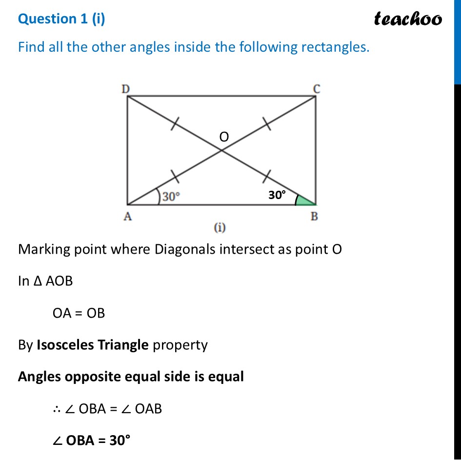[Class 8] Find all the other angles inside the following rectangles. - Figure it out - Page 94