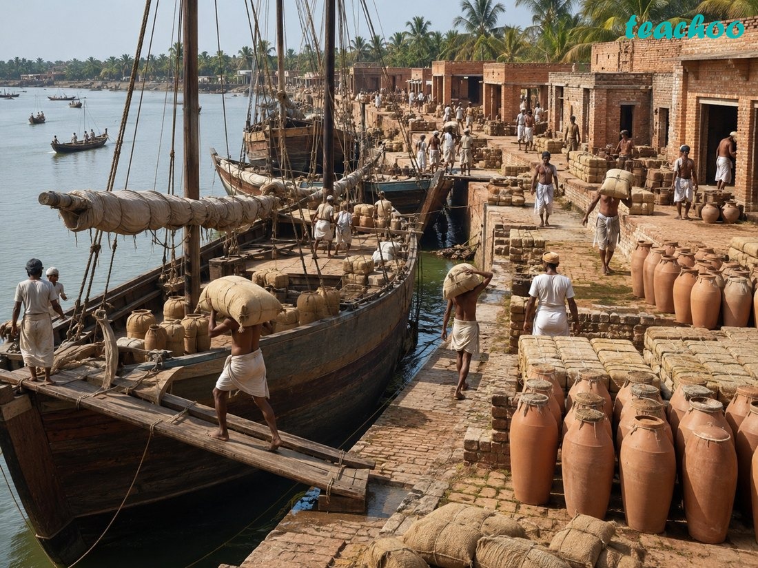 part 4 - Trade: Trade Routes and Ports - Concepts - Chapter 5 - State and Society up to 1000 CE - Understanding Society India and Beyond Class 9