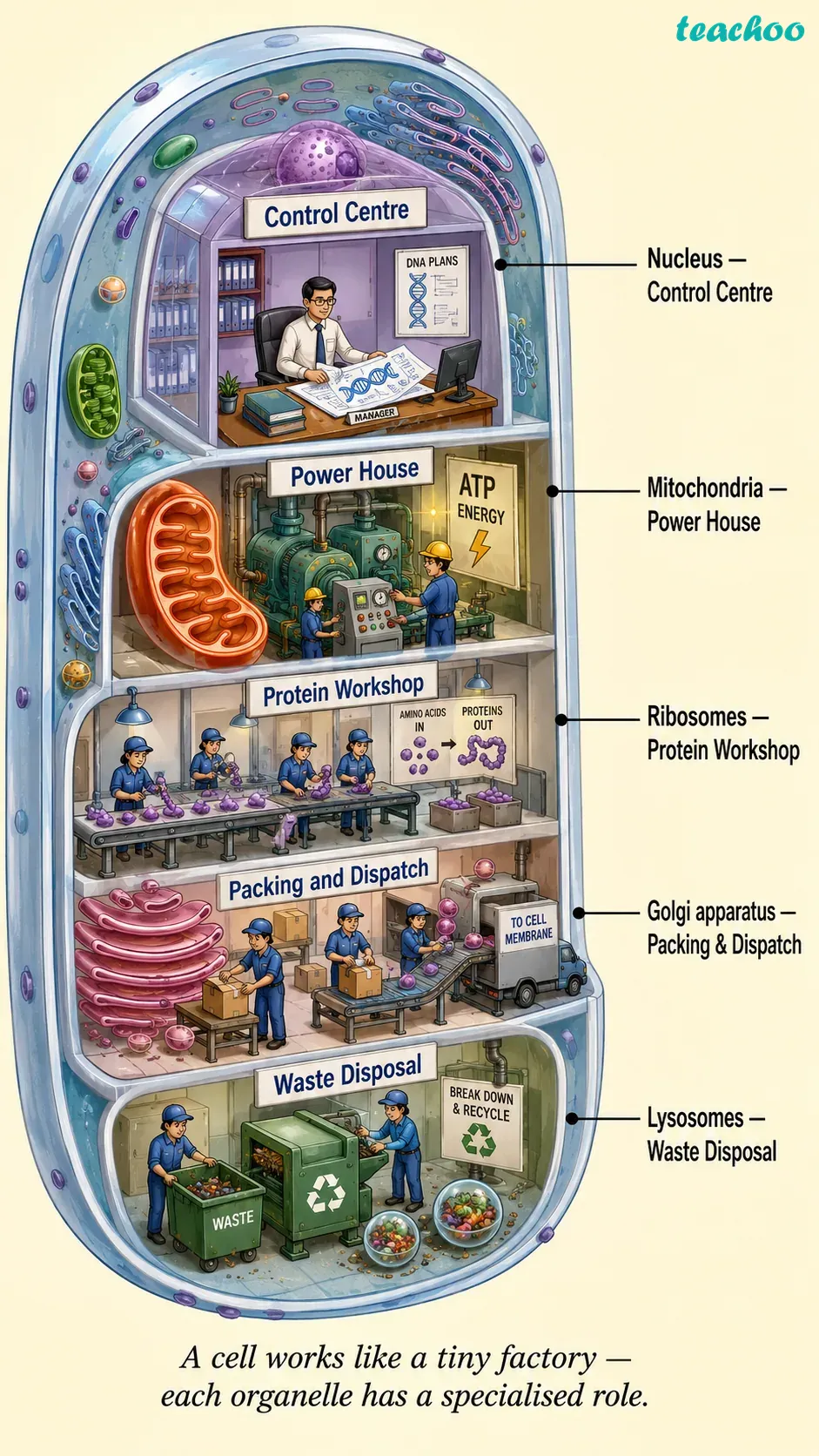 2.3.1 Why do eukaryotic cells ne - Cell — The Building Bl - [Teachoo] - Concepts