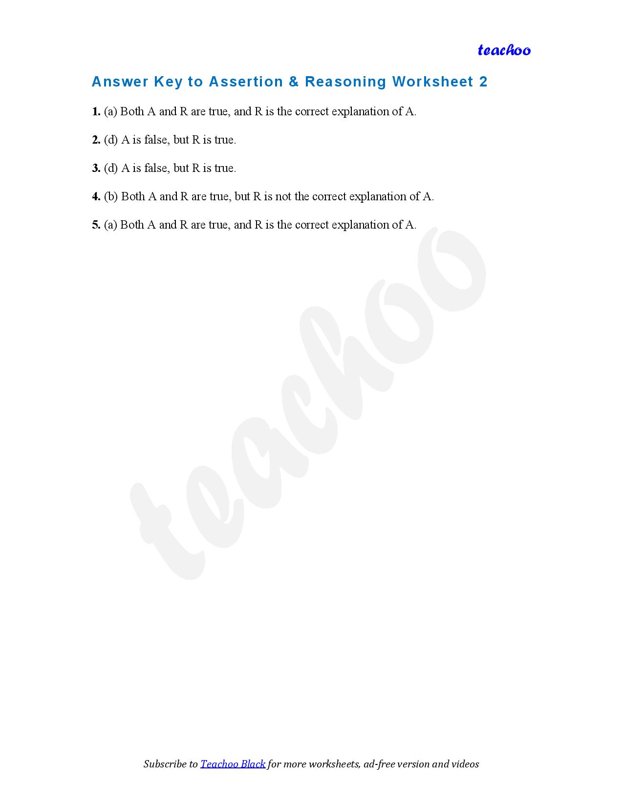 part 4 - Assertion Reasoning - Worksheet 2 - Teachoo Questions - Assertion Reasoning - Serial order wise - Chapter 3 Class 10 Pair of Linear Equations in Two Variables