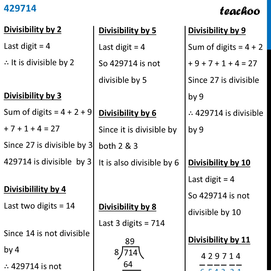 part 9 - Question 1 - Page 129 - Shortcut for Divisibility by 11 - Chapter 5 Class 8 - Number Play (Ganita Prakash) - Class 8 (Ganita Prakash - 1, 2 & Old NCERT)