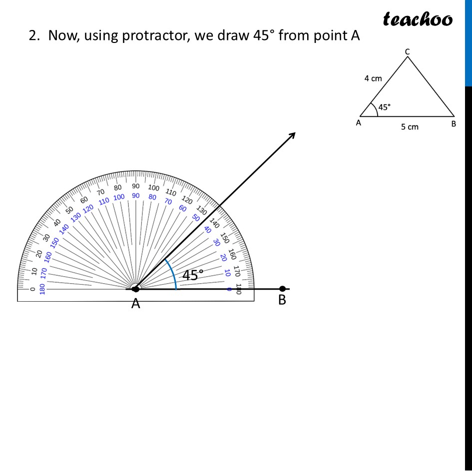 part 4 - Constructing Triangle when 2 Sides and the Included Angle are given - Constructing Triangle when 2 Sides and the Included Angle are given - Chapter 7 Class 7 - A tale of three Intersecting Lines (Ganit Prakash) - Class 7 (Ganita Prakash 1, 2 & old NCERT)