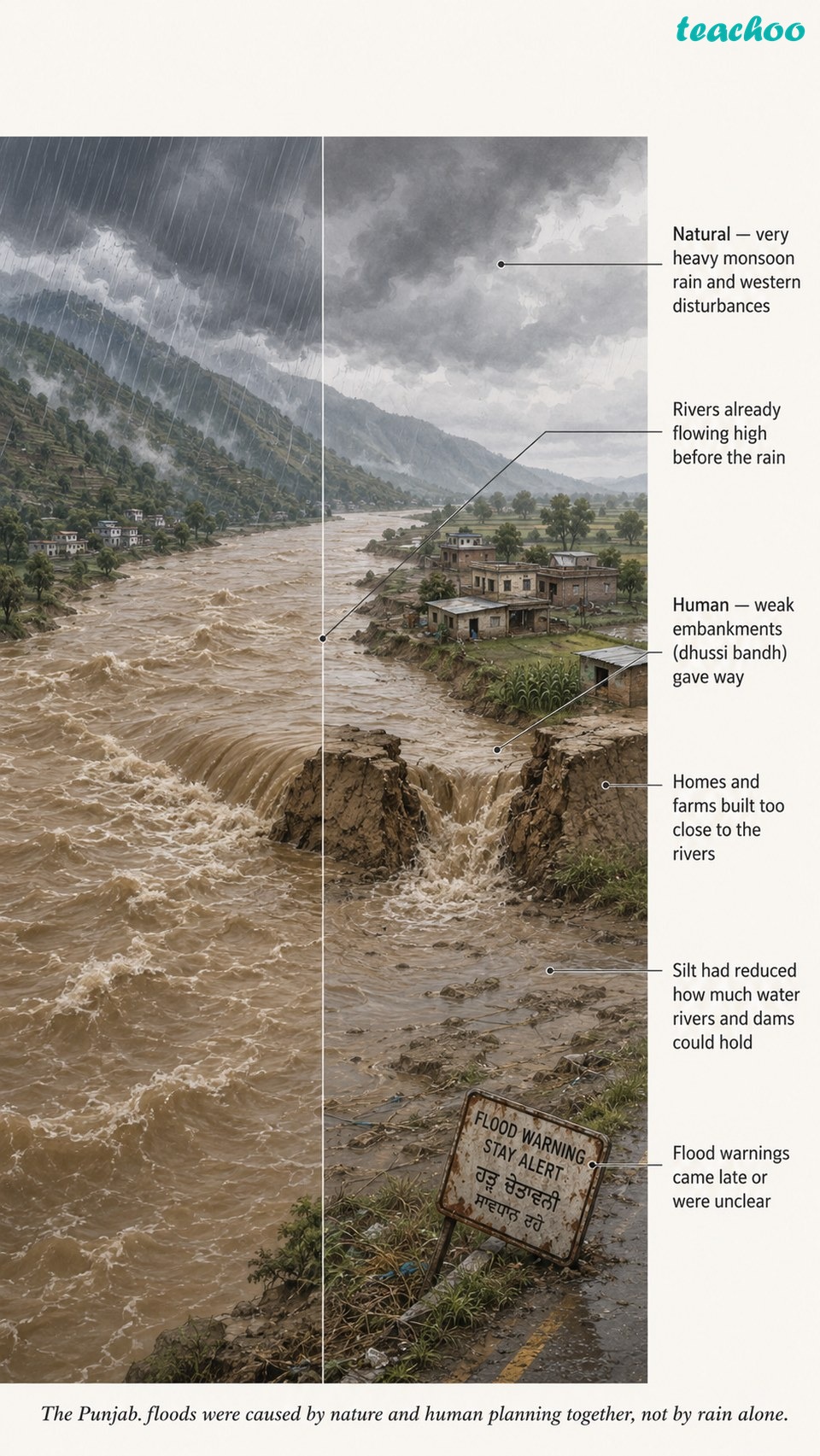part 2 - 3.8 Punjab Floods 2025 — A Case Study - Concepts - Chapter 3 - Atmosphere and Climate - Understanding Society India and Beyond Class 9