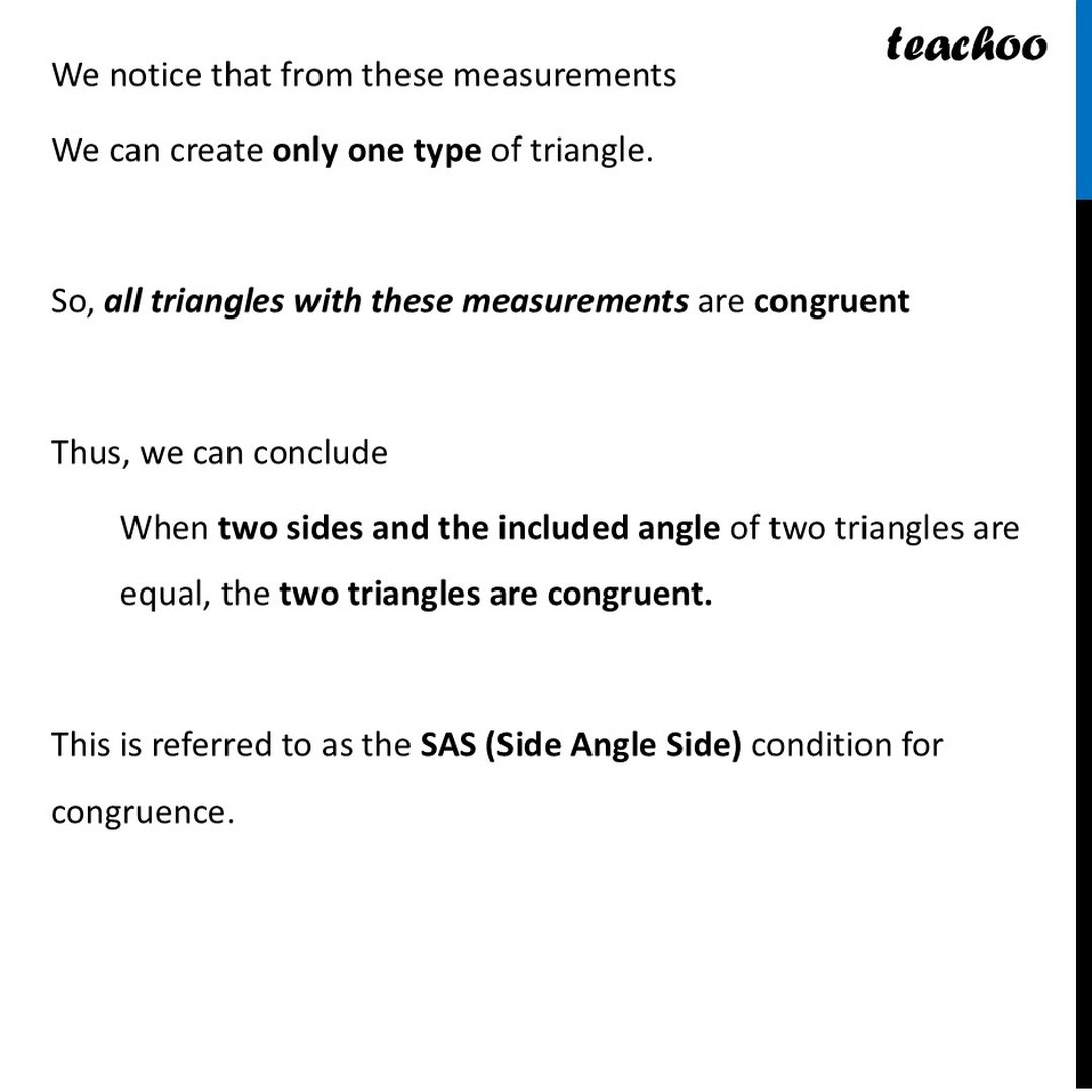 [Class 7] SAS Congruency (Measuring Two Sides and the Included Angle)