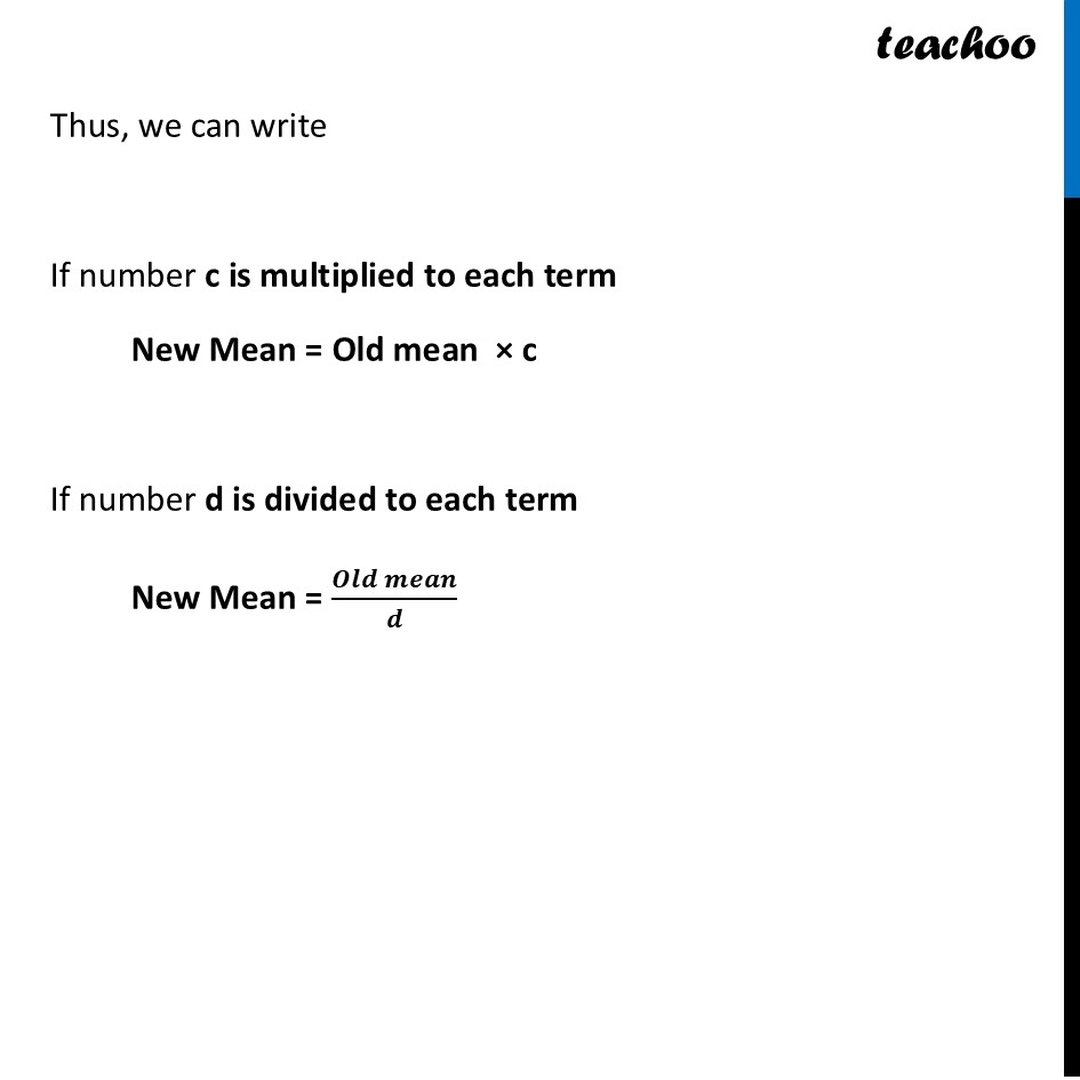 Mean when a Number is Multiplied to each term [Ganita Prakash Part 2]