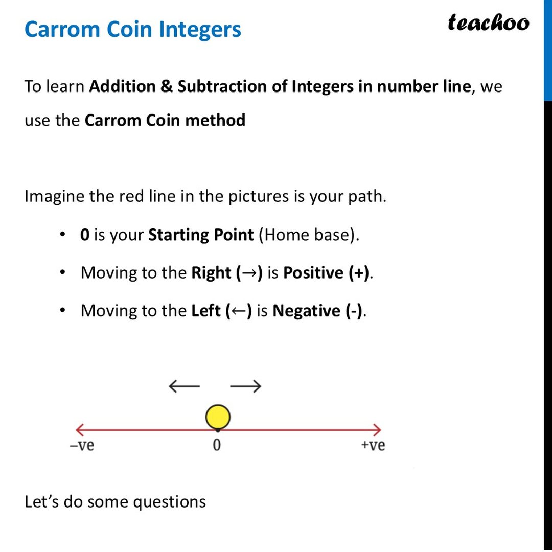[Class 7 Ganita Prakash II] Carrom Coin Integers - Explanation