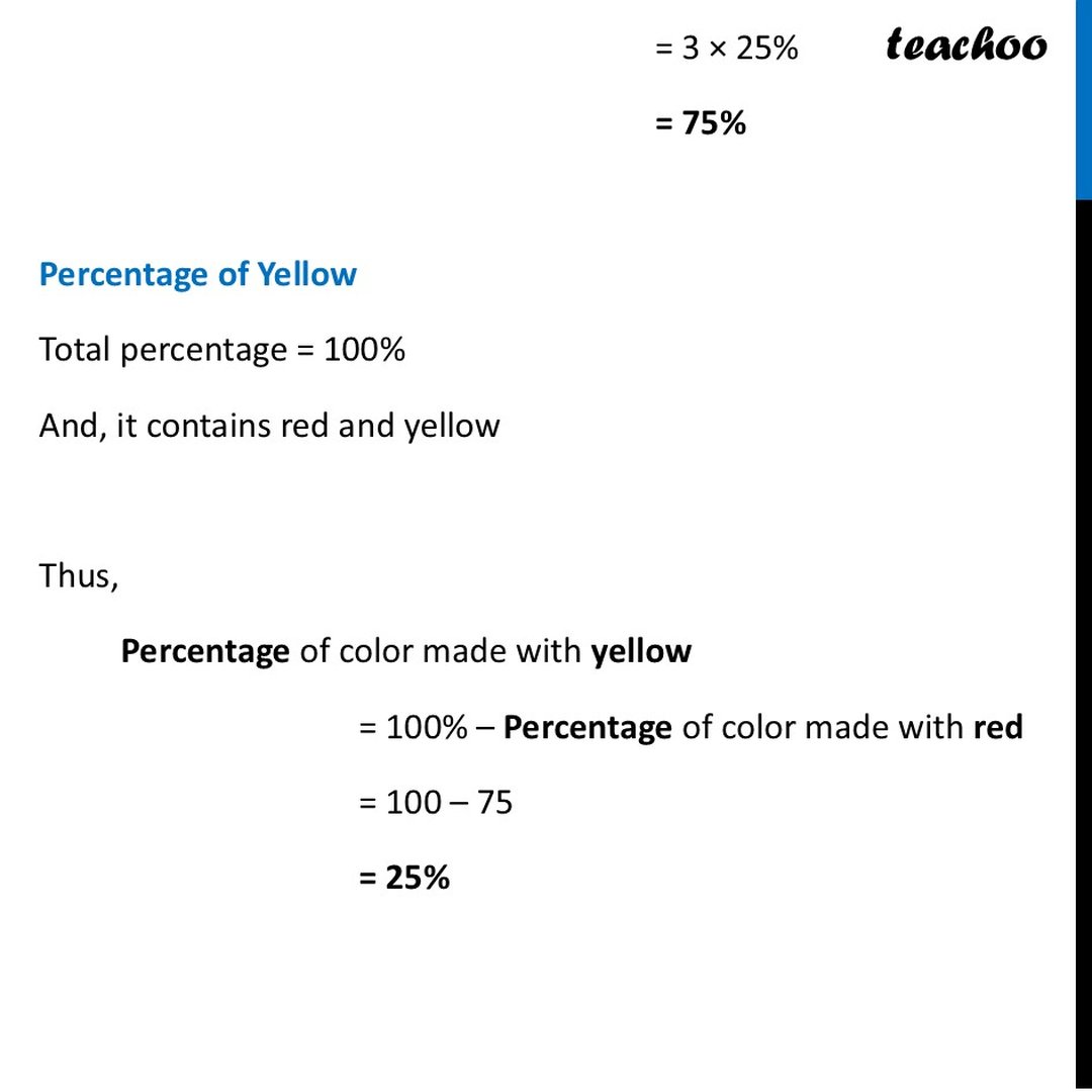 [Maths] Surya wants to use a deep orange colour to capture the sunset