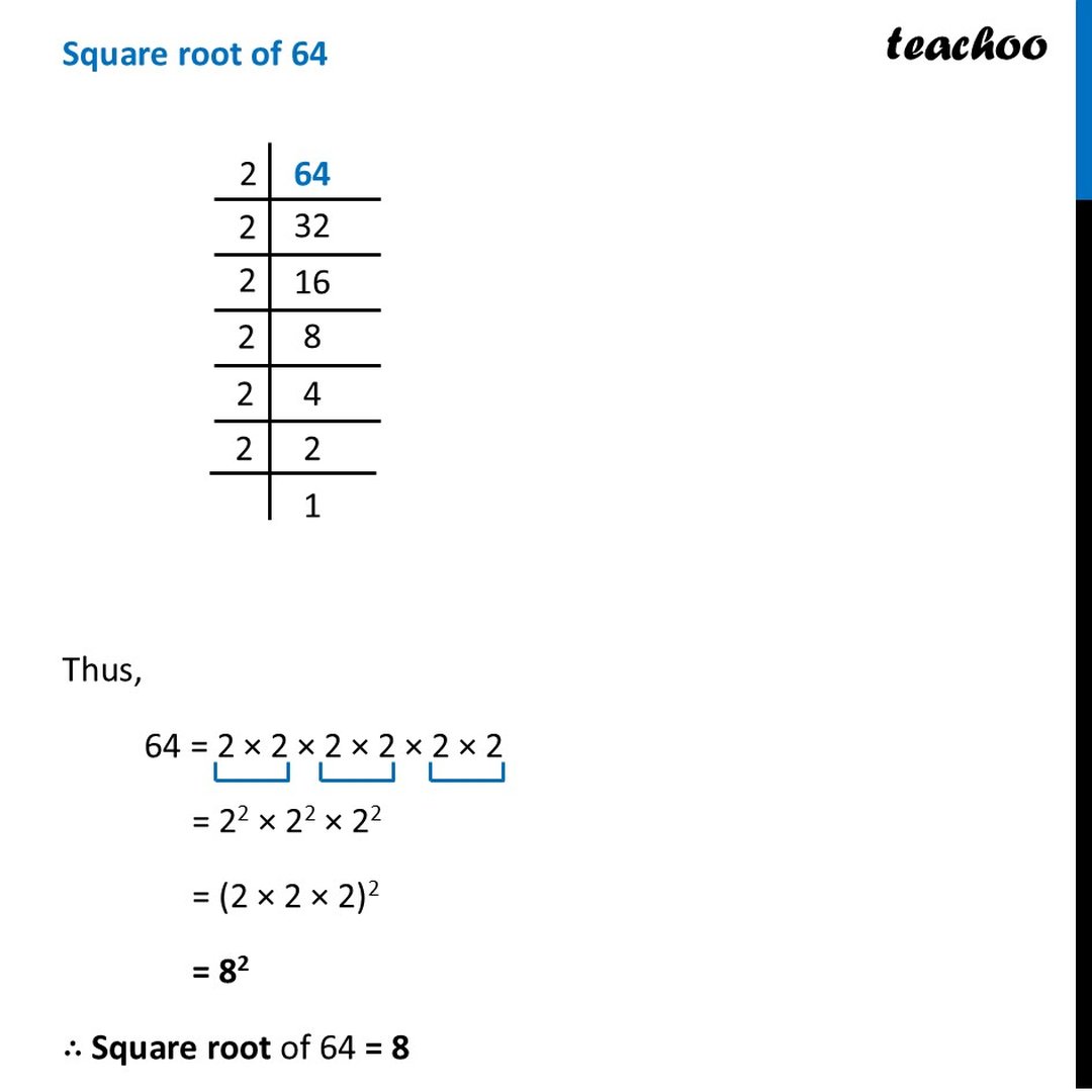 Finding Square root using Prime Factorisation (Ganita Prakash Class 8)