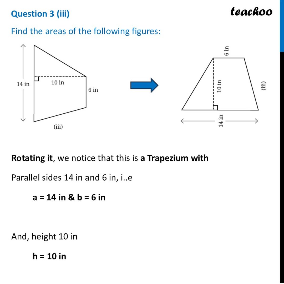 Find the areas of the following figures: [Chapter 7 Class 8 Maths]