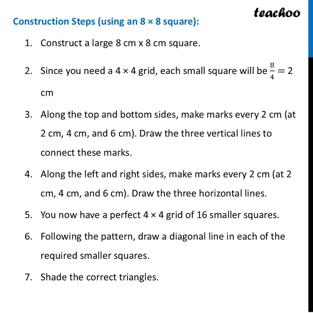 Construct Shadings – with exact steps [Ganita Prakash Class 6]