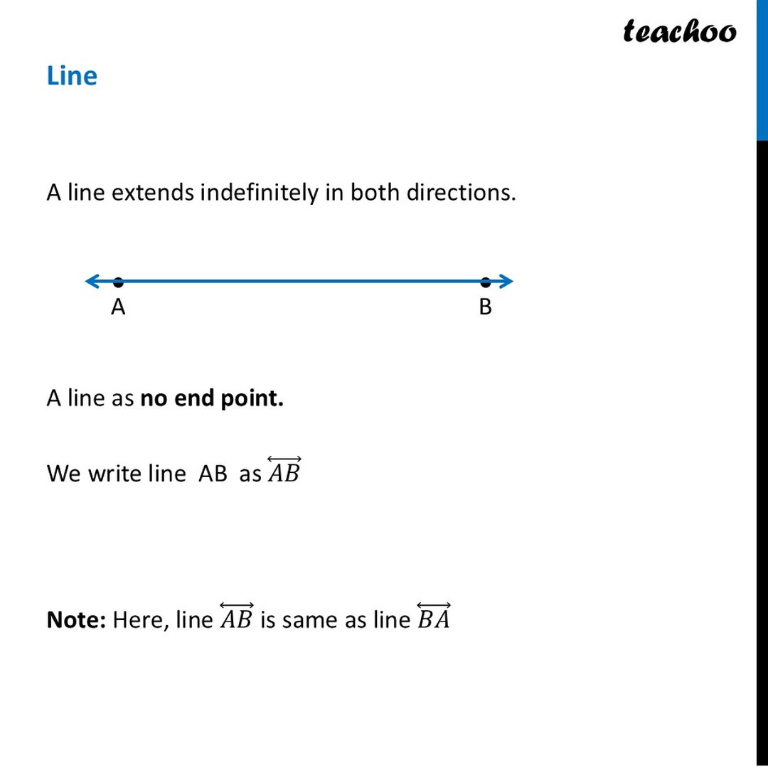 Line Ingeometry What is a Line in Geometry? Infinite Length & Basic Properties Explain