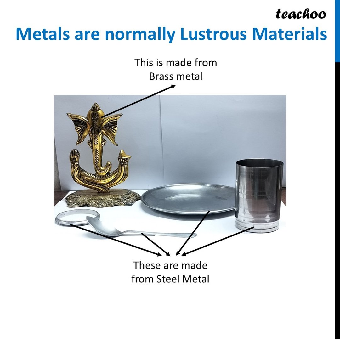 Lustrous and Non - Lustrous Materials [Class 6 Curiosity] - Teachoo