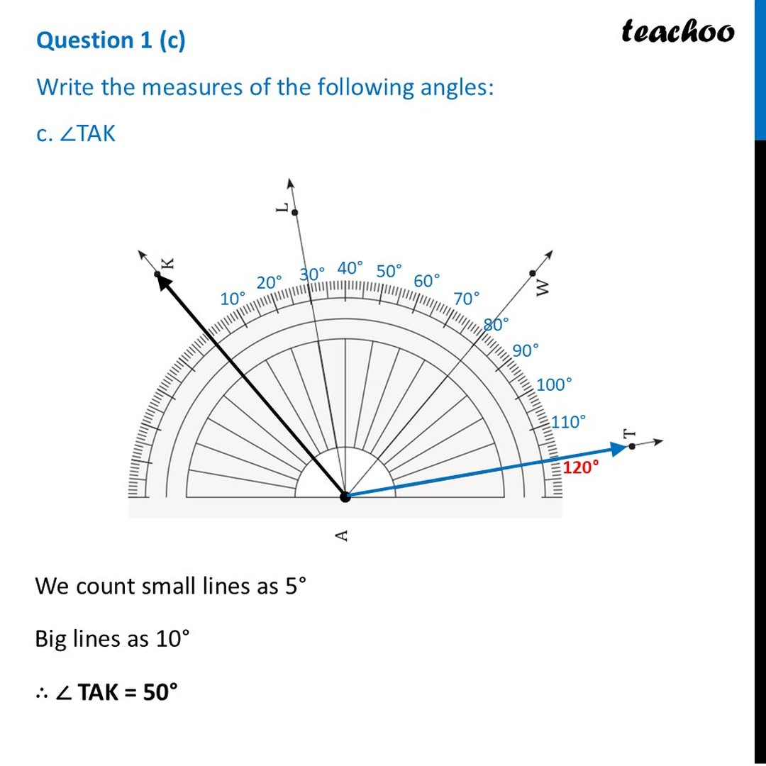 [Ganita Prakash] Write the measures of the following angles: (a) ∠KAL