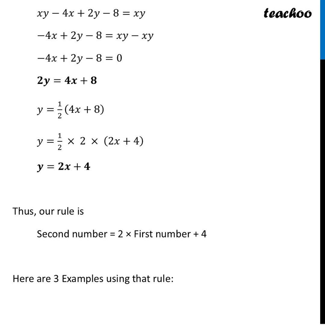 Find 3 examples where the product of two numbers remains unchanged