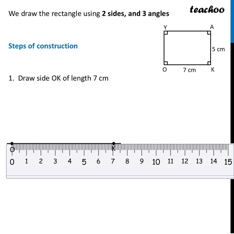 Constructing Rectangles - Step-by-Step Explanation [Teachoo]