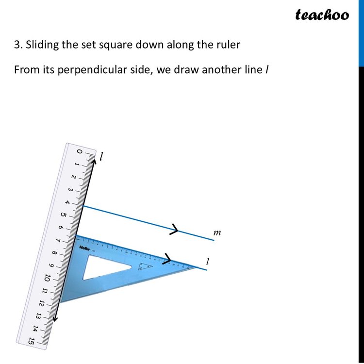 Line Ruler In Math Drawing Parallel Lines using Ruler and Set-Square (with Questions)