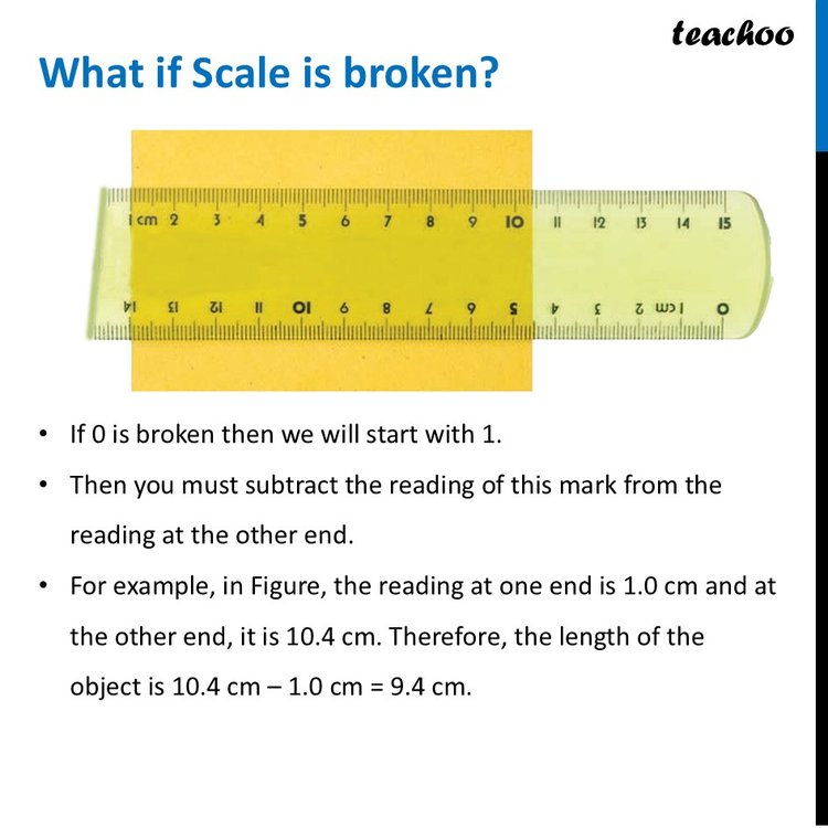 [Measurement of Length and Motion] Correct way of measuring lengths
